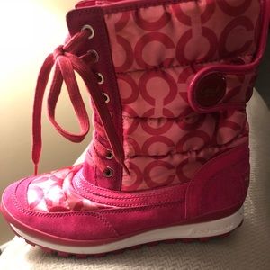 Coach winter boots